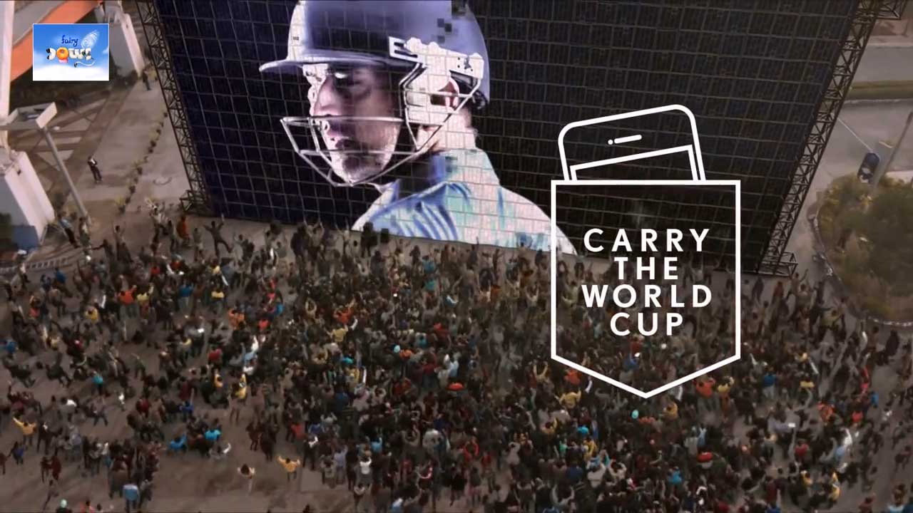 Fairycows carry the world cup